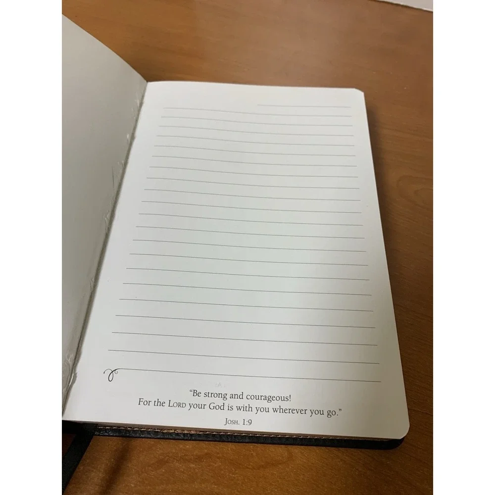Trust In The Lord Proverbs 3:5 Chunky Leatherback Journal With Elastic